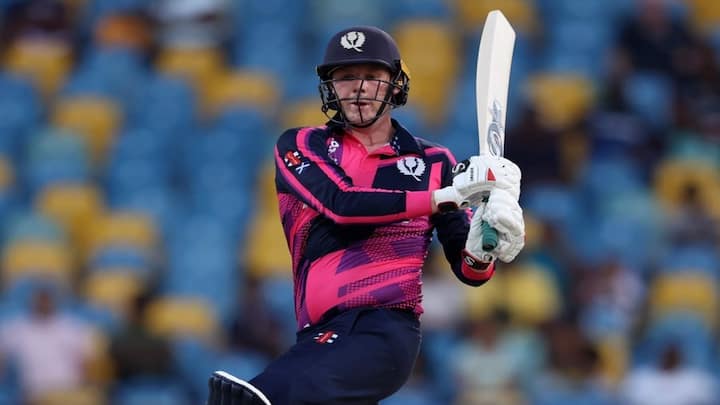Michael Leask saved the European side from the trouble, as his blistering 35 off 17 took Scotland inches close to the target, with more than runs-per-ball remaining (Image Credit - @CricketScotland / X)