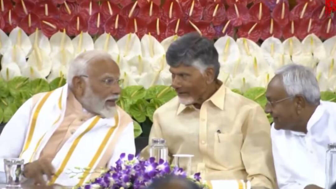 Modi elected as the Chairman of the Parliamentary Committee BJP alliance support swearing on 9th MODI BJP Alliance: கூட்டத்தில் உறுதியளித்த கூட்டணிக்கட்சிகள்; மீண்டும் பிரதமராகும் மோடி! 9ஆம் தேதி பதவியேற்பு!