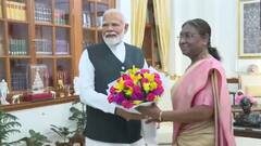 नरेंद्र मोदी ने राष्ट्रपति द्रौपदी मुर्मू से की मुलाकात, नई सरकार बनाने का दिया न्योता