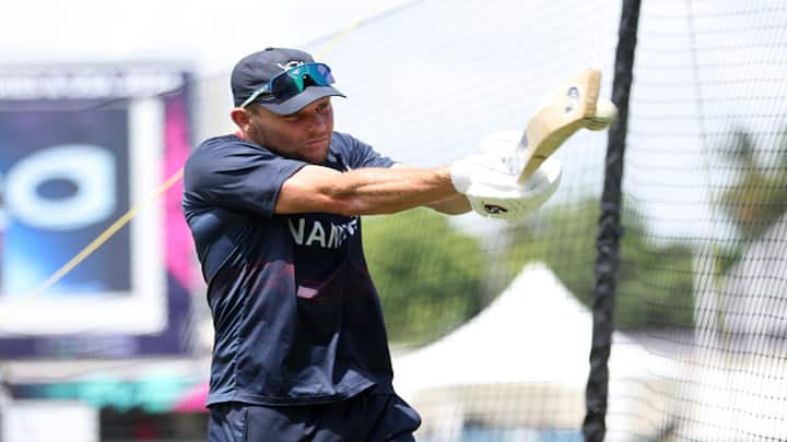 Namibia had won the toss and opted to bat first against Scotland at Kensington Oval in Barbados (Image Credit - @T20WorldCup / X)