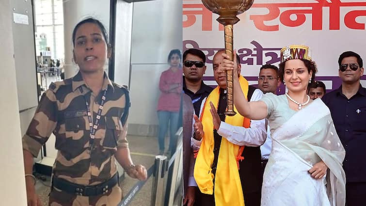 Kulvinder Kaur CISF Constable Suspended Booked After Slapping Incident With Kangana Ranaut X Post Farmers Protest Vishal Dadlani Kangana Slap Episode: Farmers Step In To Support CISF Constable, Singer Vishal Dadlani Offers Help