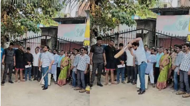 ठाकरे गटाचे नेते आदित्य ठाकरे वरळी कोळीवाडा येथे मान्सून पूर्व पाहणी दौऱ्यावर होते.