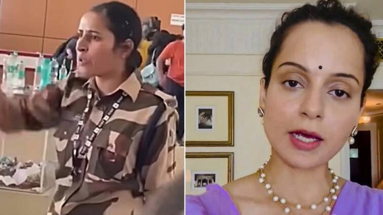 Kanagana Ranaut slams the one who supports crsf women at chandigarh airport Kangana Ranaut : ஏன் இவ்வளவு வெறுப்பு? - கன்னத்தில் அறை வாங்கியது குறித்து பொங்கி எழுந்த கங்கனா!