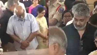 மிகவும் பிரபலமான இசையமைப்பாளர் கீரவாணி மற்றும் எஸ்.எஸ். ராஜமௌலி , ராமோஜிராவ் உடலுக்கு நேரில் சென்று அஞ்சலி செலுத்தினார்.