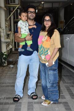 Shoaib Ibrahim And Dipika Kakar's Day Out With Their Son Ruhaan - See Pics