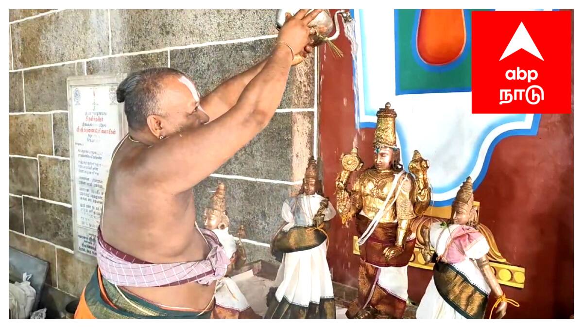 கோலாகலமாக நடைபெற்ற திருஇந்தளூர் ஶ்ரீ பரிமளரெங்கநாதர் ஆலய மண்டலாபிஷேக பூர்த்தி விழா