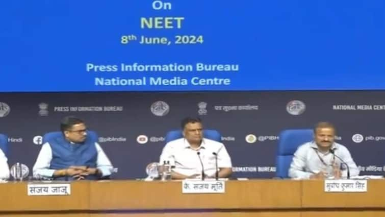 NEET Result 2024 Under Controversy will exam be cancelled know what NTA says NEET Result 2024: क्या कैंसिल हो जाएगी नीट परीक्षा एनटीए ने प्रेस कॉन्फ्रेंस में ये कहा