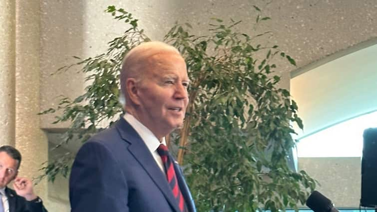 Joe Biden Volodymyr Zelenskyy Putin Gaffe Calls Kamala Harris Vice President Trump Biden's Twin Gaffes: US Prez Confuses Zelenskyy With Putin, Calls Kamala Harris 'Vice President Trump'