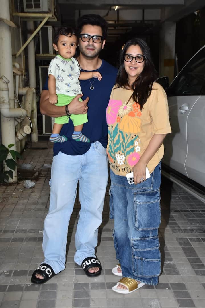 In April this year the speculations around her pregnancy were reignited after she was spotted with holding her son dressed in a loose white suit, with her stomach subtly concealed by her dupatta.