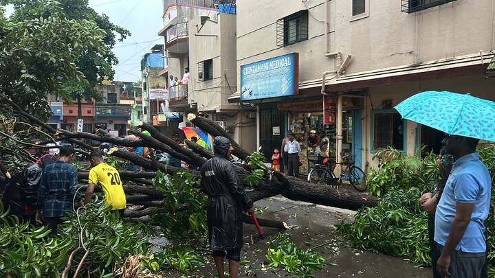 पाषाण, बी यु भंडारी शोरूम जवळ सिहंगड रोड दोन ठिकाणी सेंट्रल मॉल समोर  नारायण पेठ,अष्ठभुजा मंदिर जवळ खडकी, गुरुव्दाराजवळ, एरंडवणा, गणेशनगर राजेन्द्र नगर, कसबा पेठ, कुभांर वाडा या भागात सर्वाधिक पाऊस झाला.