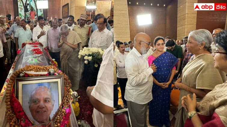 Nirmala Sitharaman pays tribute to Eenadu founder Ramoji Rao Nirmala Sitharaman: 2 రోజుల కిందటే రామోజీరావు ఆరోగ్యంపై నరేంద్ర మోదీ ఆరా! అంతలోనే విషాదం: నిర్మలా సీతారామన్