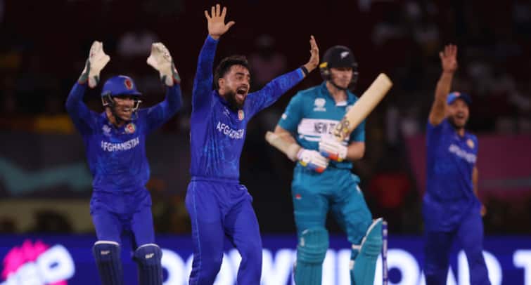 AFG vs NZ Afghanistan Stuns New Zealand To Secure Back To Back Wins In T20 World Cup 2024 AFG vs NZ: Afghanistan Brushes New Zealand Aside By 84 Runs To Secure Back-To-Back Wins In T20 World Cup 2024