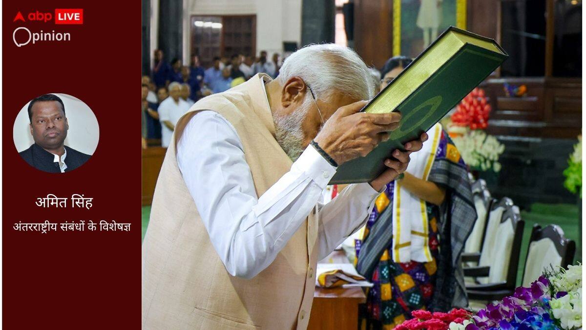 नरेंद्र मोदी के शपथ ग्रहण में दिख गयी विदेश नीति की झलक, पाक और चीन से बनी रहेगी दूरी