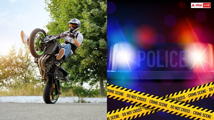 दरअसल, सोशल मीडिया पर एक वीडियो तेजी से वायरल हो रहा था, जिसमें एक शख्स चलती बाइक पर खड़े होकर टाइटेनिक पोज दे रहा था.