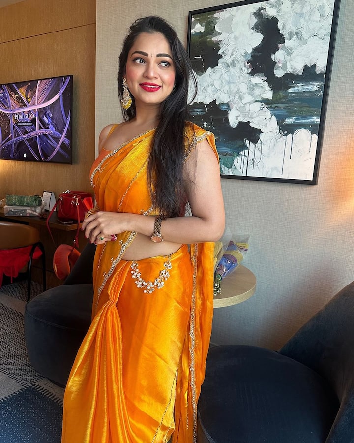 बिग बॉस अश्विनी: साड़ी में बिग बॉस की खूबसूरती सुन्दरियों को चूमते समय अहा का अनुभव होता है। तेजी से फॉलोअर्स बढ़ रहे हैं. फोटो क्रेडिट: अश्विनी श्री/इंस्टाग्राम