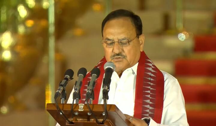 BJP President JP Nadda has joined the Modi cabinet 3.0.