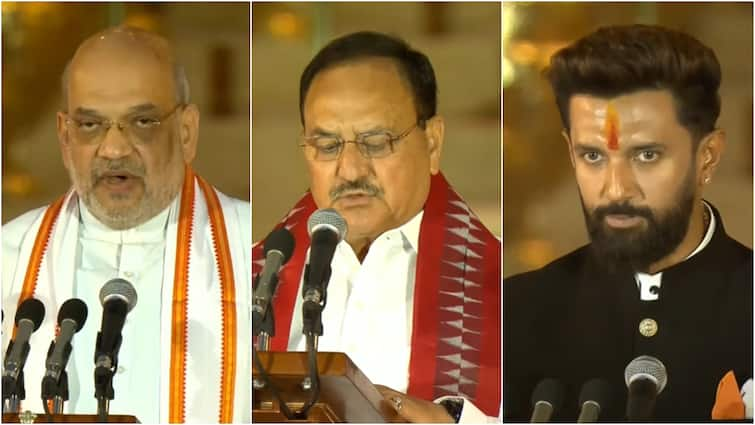 Modi 3.0 Cupboard Full Checklist: Shah, Rajnath Retained; Kumaraswamy, Nadda, Chirag Amongst New Additi