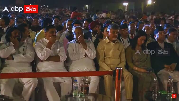 PM Modi Oath Taking Ceremony TDP Chief Chandrababu and Pawan Kalyan sitting in front row at event PM Modi Oath Ceremony: ప్రధాని నరేంద్ర మోదీ ప్రమాణ స్వీకారోత్సవం - టీడీపీ, జనసేన నేతలకు అగ్రపీఠం