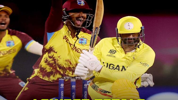 T20 World Cup UGA vs WI Uganda 39 runs all out lowest score t20 world cup know full details T20 WC UGA vs WI: 39 ரன்களுக்கு ஆல் அவுட்! உலகக்கோப்பையில் மோசமான சாதனை படைத்த உகாண்டா!