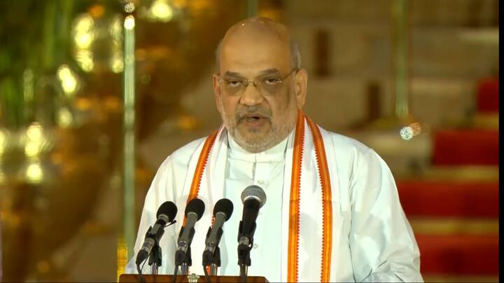 Former Union Home Minister Amit Shah also took oath of office today.