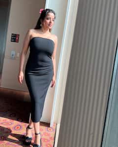 Monalisa Photo: બ્લેક ઓફ શોલ્ડર ગાઉનમાં મોનાલિસાનો મનમોહક અંદાજ