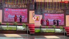 जब बेंगलुरु के एक कॉलेज में भोजपुरी गाने पर नाचने लगी दो लड़कियां... देखें वीडियो