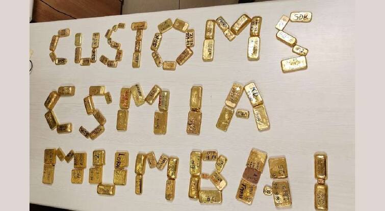 32 kg of smuggled gold hidden in underwear caught at Mumbai airport by Customs Department Two foreign women arrested maharashtra marathi news Mumbai Airport : अंतवस्त्रात लपवून आणलेले तस्करीचे 32 किलो सोनं मुंबई विमानतळावर पकडलं; दोन परदेशी महिलांना अटक