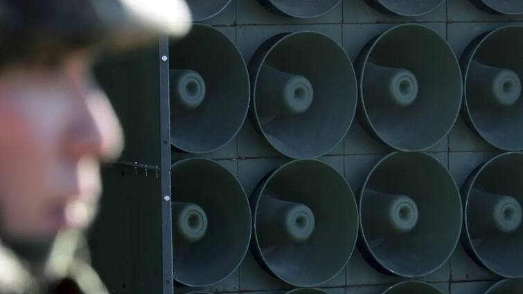 South Korea Loudspeaker Broadcasts To North Korea South Korea Blares Anti-North-Korea Broadcasts Across Border To Protest Against Trash Balloons