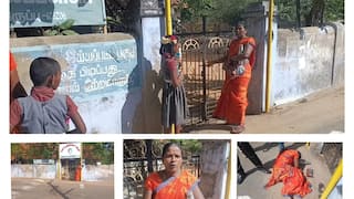 பள்ளிக்குள் செல்ல விடாமல் வெளியே நிறுத்திய தாளாளர் - மயங்கி விழுந்த தலைமை ஆசிரியரால் பரபரப்பு