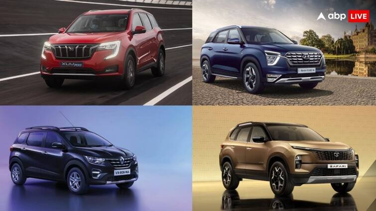 Discount on 7 Seater Cars Mahindra XUV700 Hyundai Alcazar and more  इस महीने इन पॉपुलर 7-सीटर कारों पर मिल रही है भारी छूट, जल्दी उठाएं मौके का फायदा