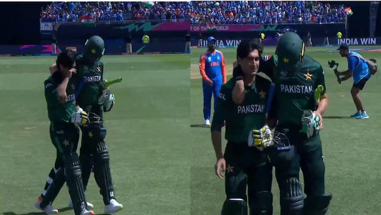 T20 World Cup 2024 IND vs PAK Naseem Shah breaks down after loss against India IND vs PAK: 