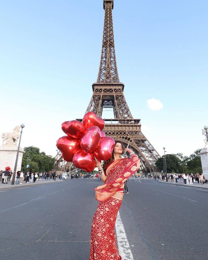 Arti Singh has been sharing glimpses from her honeymoon in Paris