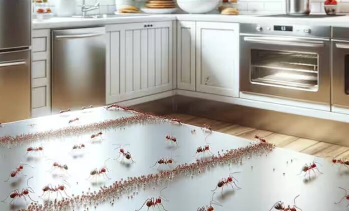 ਗਰਮੀਆਂ 'ਚ ਰਸੋਈ 'ਚ ਕੀੜੀਆਂ ਬਹੁਤ ਪਰੇਸ਼ਾਨੀ ਕਰਦੀਆਂ ਹਨ। ਖਾਣੇ ਦੀ ਖੁਸ਼ਬੂ ਕਰਕੇ ਉਹ ਛੇਤੀ ਆ ਜਾਂਦੀਆਂ ਹਨ। ਦਵਾਈ ਵੀ ਕੰਮ ਨਹੀਂ ਕਰਦੀ। ਪਰ ਅਸੀਂ ਤੁਹਾਨੂੰ ਕੁਝ ਆਸਾਨ ਤਰੀਕੇ ਦੱਸਾਂਗੇ ਜਿਸ ਨਾਲ ਤੁਸੀਂ ਕੀੜੀਆਂ ਤੋਂ ਜਲਦੀ ਛੁਟਕਾਰਾ ਪਾ ਸਕਦੇ ਹੋ।