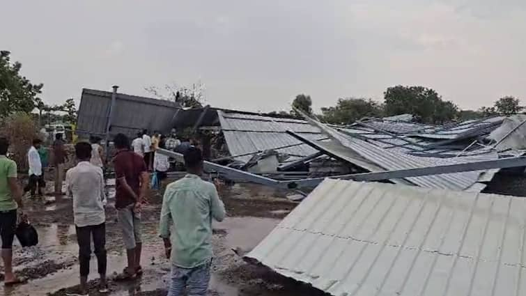 Nashik Rain Update Heavy rains in district Trees fell 25 onion sheds destroyed two Died Maharashtra Marathi News Nashik Rain : झाडे कोसळली, 25 कांदाशेड उद्ध्वस्त, दोघांचा दुर्दैवी अंत; नाशिकला पावसानं चांगलंच झोडपलं