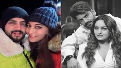 Sonakshi sinha  Zaheer Iqbal marriage date announcement details Sonakshi sinha - Zaheer Iqbal marriage : ரஜினி பட நாயகிக்கு விரைவில் டும் டும் டும்... சோனாக்ஷி சின்ஹா - ஜாகீர் இக்பால் திருமண தேதி அறிவிப்பு
