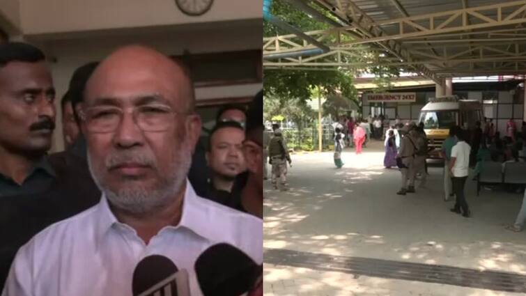 Manipur Chief Minister N Biren Singh Convoy Attacked One Security Person Injured Biren Singh: మణిపుర్ సీఎం కాన్వాయ్‌పై ఉగ్ర దాడి - భద్రతా సిబ్బందికి గాయాలు