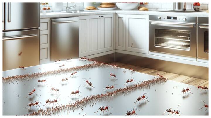 साबुन के पानी का इस्तेमाल : चीटियों से छुटकारा पाने के लिए आप साबुन के पानी का इस्तेमाल कर सकते हैं. इसके लिए साबुन और पानी को मिलाकर एक पेस्ट तैयार कर लें. फिर एक कपड़े को इस मिश्रण में भिगोकर किचन काउंटर और फूड कंटेनर को साफ करें. साबुन के पानी से साफ करने पर चीटियां फर्श और दीवारों पर भी नहीं दिखेंगी.