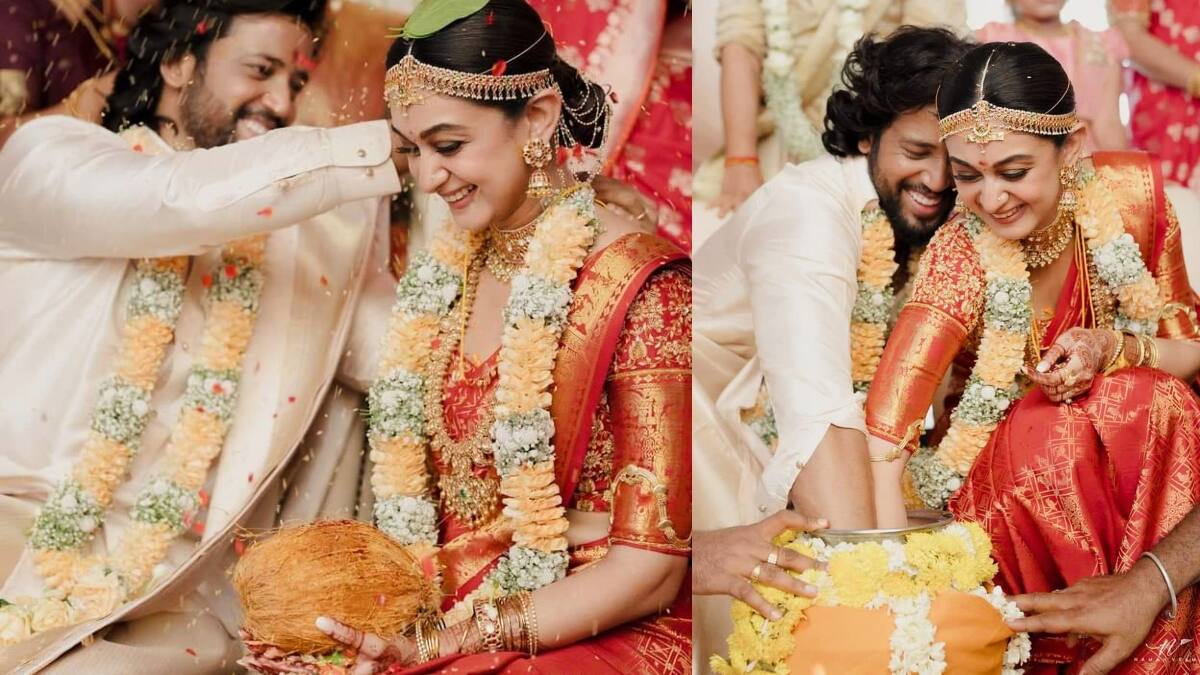 Aishwarya Arjun - Umapathy: மூணு முடிச்சு போட்டாச்சு.. நடந்து முடிந்த ஐஸ்வர்யா அர்ஜூன் - உமாபதி திருமணம்!