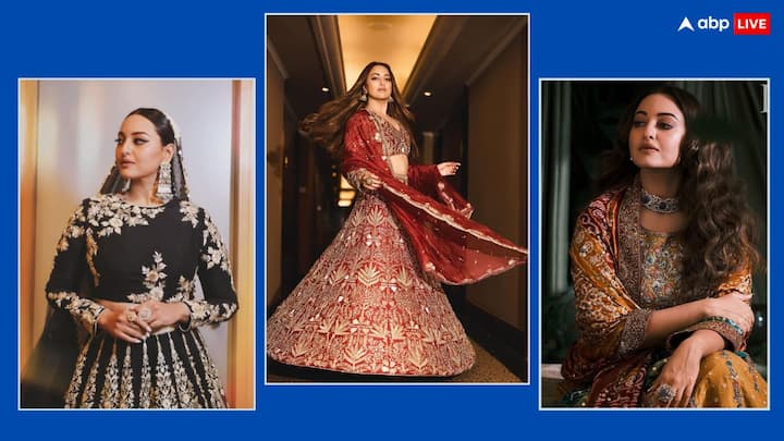 Sonakshi Sinha Inspired Lehnga Designs: इस रिपोर्ट में हम आपके लिए सोनाक्षी सिन्हा के उन बेस्ट लहंगों की लिस्ट लेकर आए हैं. जिन्हें आप हल्दी, मेहंदी, कॉकटेल और शादी के लिए ट्राई कर सकते हैं.