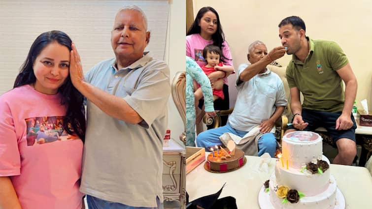 Lalu Prasad Yadav Will Cut 77 Pound Cake on his 77th birthday Rohini Acharya Tej Pratap Yadav Congratulated ANN Lalu Prasad Yadav Birthday: 77वें जन्मदिन पर लालू यादव काटेंगे 77 पाउंड का केक, रोहिणी आचार्य ने इस तरह दी बधाई