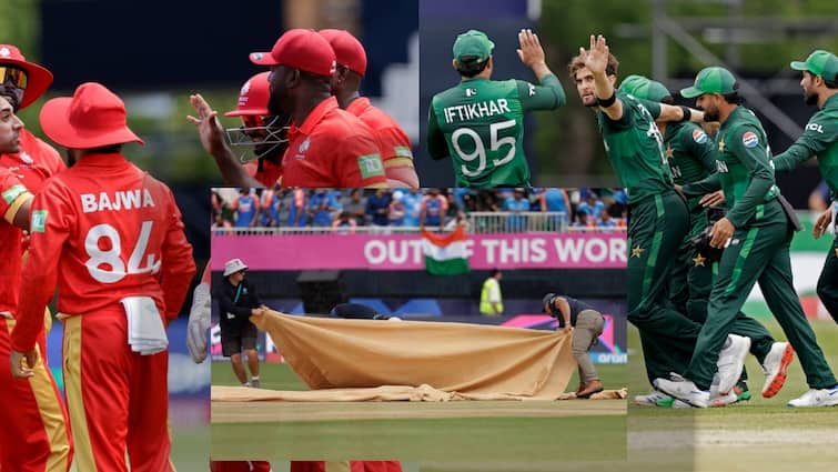 T20 World Cup 2024 PAK vs CAN match get washed out due to rain than what will be Pakistan qualification scenario PAK vs CAN: अगर बारिश की वजह से रद्द हुआ आज का मैच तो क्या टी20 वर्ल्ड कप से बाहर हो जाएगा पाकिस्तान?