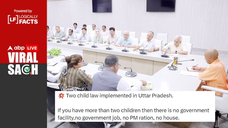 Fact Check: Social Media Post Claiming Implementation Of Two-Child Policy In UP Is Misleading