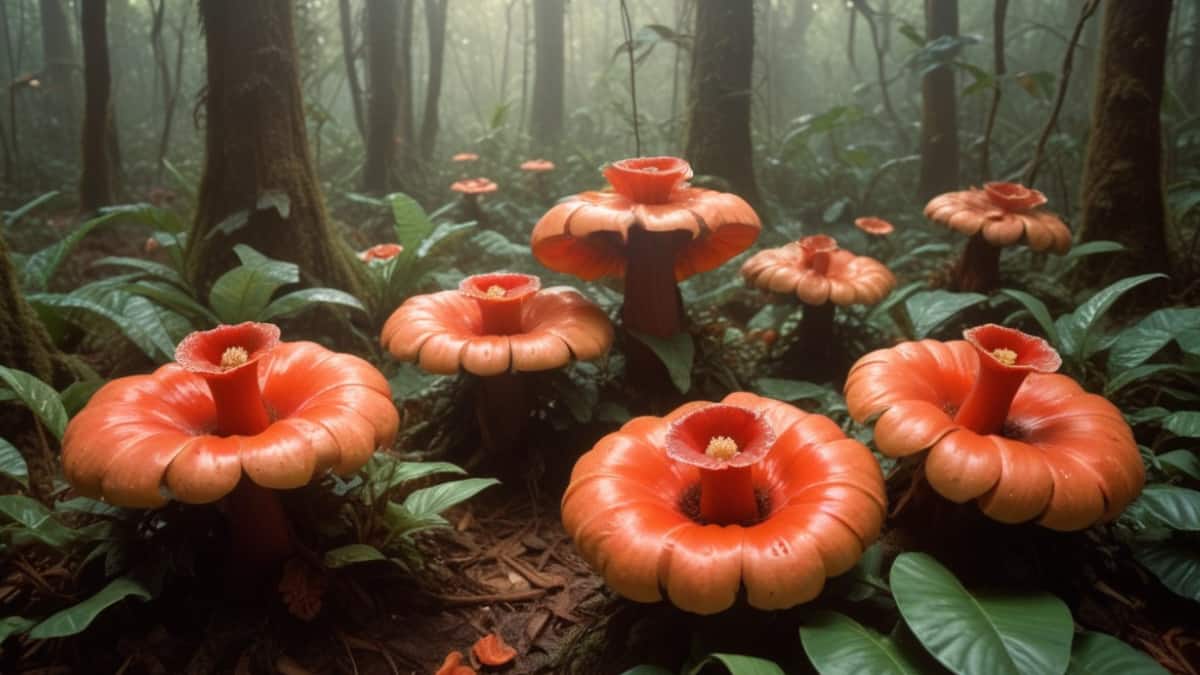 ये है दुनिया का सबसे बड़ा फूल, सड़े हुए मांस जैसी आती है गंध, जानें दिलचस्प बातें...