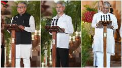 S Jaishankar to Ashwini Vaishnaw, Modi 3.0 Ministers Take Charge — WATCH