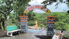 कोरडा पडलेला 'रामलिंगचा धबधबा' वाहिला, पहिल्याच पावसानं खुललं निसर्ग सौंदर्य