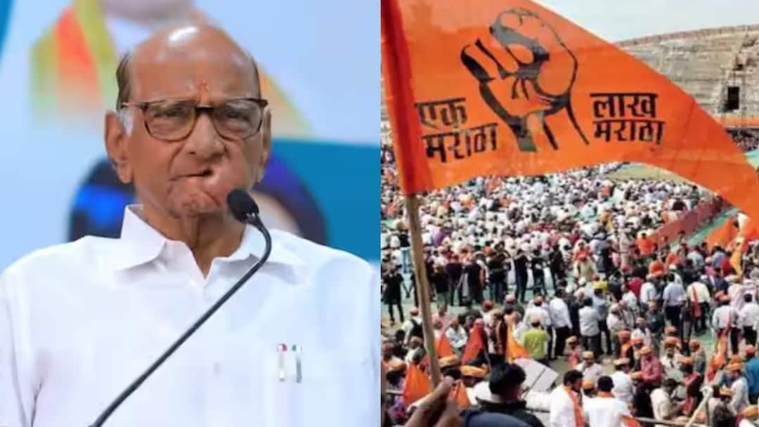 'आता शरद पवारांनीच मराठा आरक्षणाबाबत नेतृत्व करावं, नाहीतर...'; सकल मराठा समाजाचा थेट इशारा Sakal Maratha Samaj warns Sharad Pawar over Maratha reservation Manoj Jarange Patil Hunger Strike Maharashtra Marathi News 'आता शरद पवारांनीच मराठा आरक्षणाबाबत नेतृत्व करावं, नाहीतर...'; सकल मराठा समाजाचा थेट इशारा