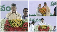 TDP Chief N. Chandrababu Naidu Sworn In As Andhra CM, Pawan Kalyan Among Ministers: IN PICS