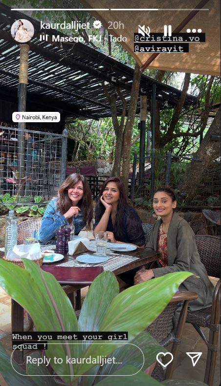 Dalljiet Kaur Visits Kenya Amid Separation From Nikhil Patel, Meets Her 'Girl Squad