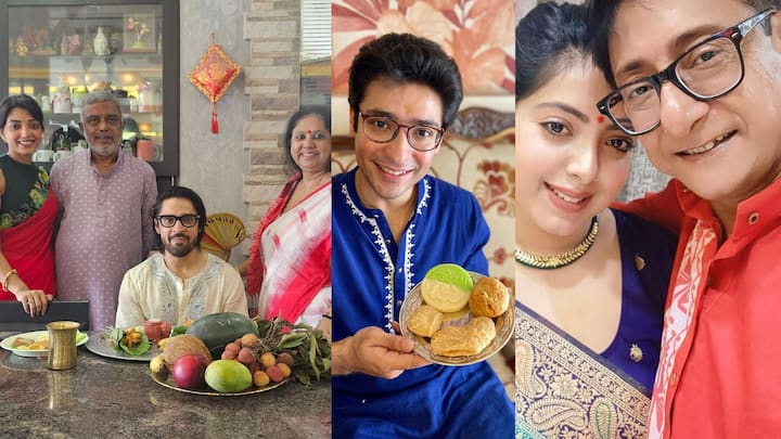 আজ জামাইষষ্ঠী, ব্যস্ততা সামলেও আজকের দিনটা পরিবারের। কারও প্রথমবার জামাইষষ্ঠী পালন হল, কারও আবার দিন কাটল অপেক্ষায়। এক নজরে টলিউডের জামাইষষ্ঠী আর জামাইয়েরা।