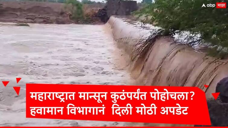 Weather Update Monsoon reached  to vidarbha maharashtra telangana  and some parts of chhattisgarh update from imd marathi news Monsoon Update : महाराष्ट्रात मान्सूनची आगेकूच सुरुच, भारतीय हवामान विभागाकडून नवी अपडेट, जाणून घ्या